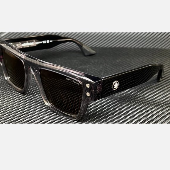 Mont Blanc Other - Mont Blanc 52mm Black Sunglasses